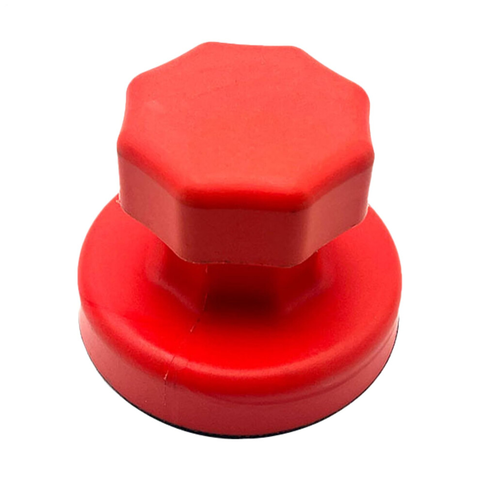 Sponges For Car Buffing Detailing Clay Sponge For Vehicle Wash Wax Conditioner Polish Application Hexagonal Handle Red 9016109341587