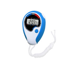 Stop Watch Digital Stopwatch Timer With LCD Chronograph Electronic Sports Handheld For Coaches Referees Dark Blue