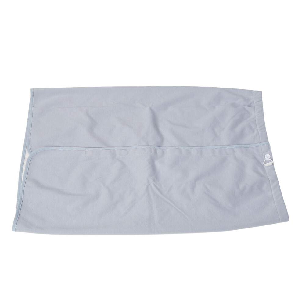 Reusable Water-Absorbent Incontinence Mattress Skirt Grey/Blue L