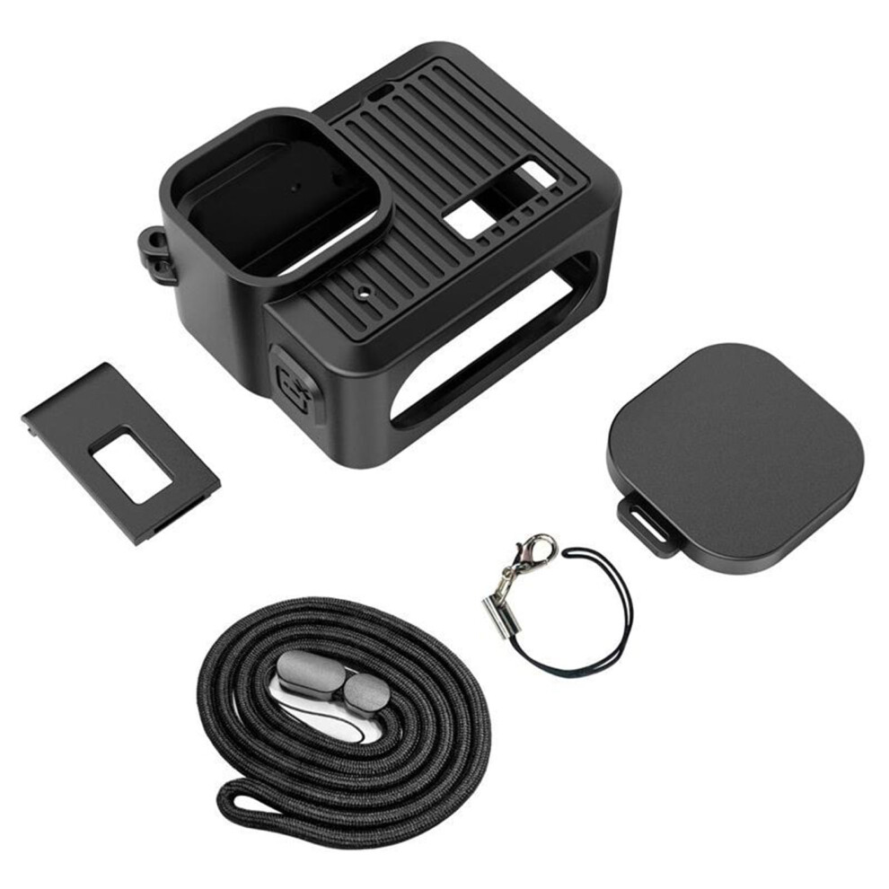Silicone Sleeve And Tempered Glass Screen Protector Kit For Camera, Full Protection Compatible With Camera Black 9393856257546