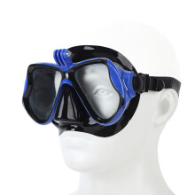 HD Waterproof Diving Goggles with Nose Cover – Blue, Antifog Silicone