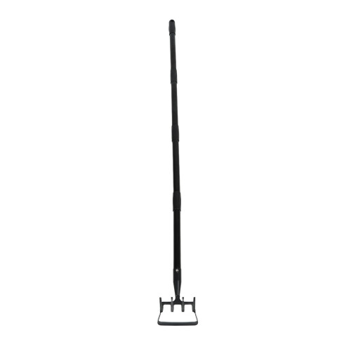 4-Section Adjustable Weeding Rake with Stainless Steel Construction