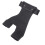 Artificial Leather 2-Finger Archery Hand Guard Protector Adjustable Black 1
