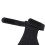 Artificial Leather 2-Finger Archery Hand Guard Protector Adjustable Black 6