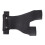 Artificial Leather 2-Finger Archery Hand Guard Protector Adjustable Black 14