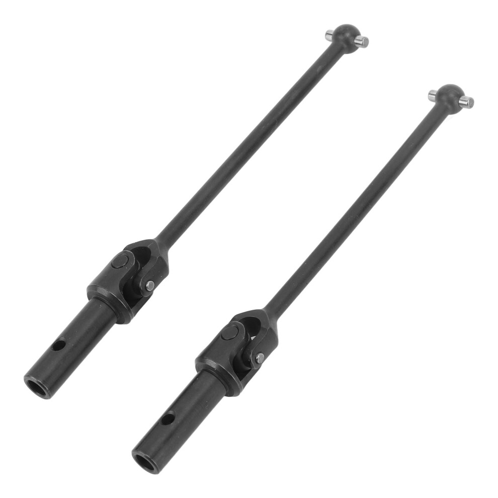 2Pcs Steel Rc Drive Shafts For 1/8 Cars, 130Mm Black 8761353568662