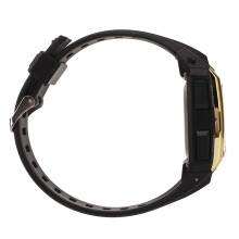 Digital Herren-Sportuhr, 30M wasserdicht, Gold, 25,5 cm