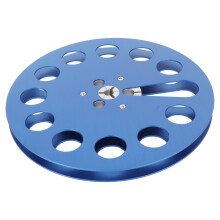 Aluminum 1/4 7-Inch Blue Reel 11 Holes for Sound Tape Use