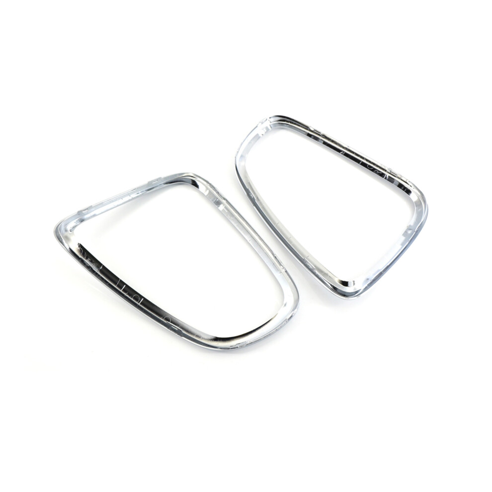 2Pcs Abs Tail Lamp Trim Ring Replacement For Mini R56 R57 R58 R59 Silver/Light 4191353571388