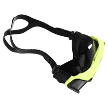 Fluorescent Green Snorkel Diving Glasses Waterproof UV & Fog Resistant