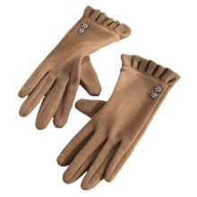 (B, Einheitsgröße - Braun) 1 Paar Winterhandschuhe, weich, strapazierfähig, fleecegefüttert, warm für