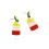 Multicolor Acrylic Silver Eardrop Comfortable Summer Jewelry 9