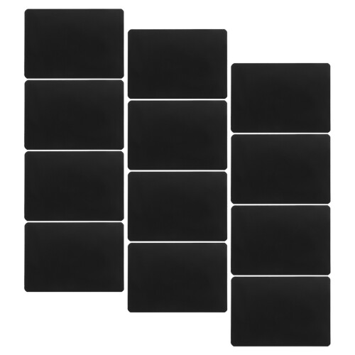 Paper Holder Label Price Board Schwarz Abs Für Einzelhändler 12Stk