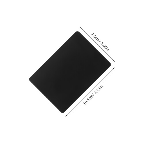 Paper Holder Label Price Board Schwarz Abs Für Einzelhändler 12Stk 2