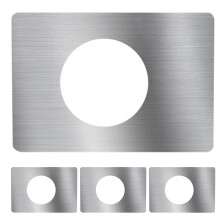 4Pcs Door Lock Repair Plate Stainless Steel Door Knob Fixing