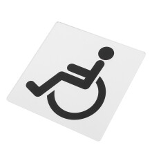 Barrierefreies Schild Für Tür Wand Badezimmer Wc