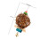 Rattan Bal Speelgoed Hangend Comfortabel Kauwen 2