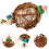 Rattan Bal Speelgoed Hangend Comfortabel Kauwen 5