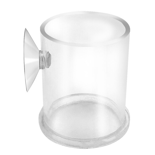 transparenter futterring mit saugnapf für aquarium fischfutter 1