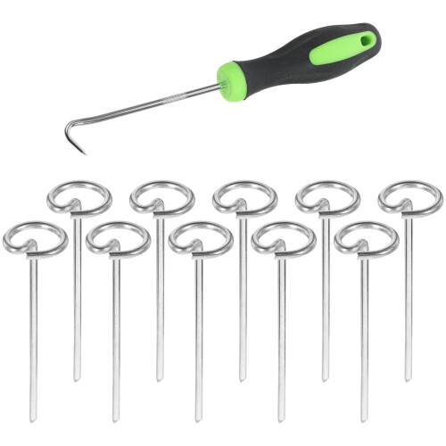 1 Set Gartenpflock Landschaftsgewebe Heringe Hochbelastbare Erdstifte