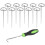1 Set Gartenpflock Landschaftsgewebe Heringe Hochbelastbare Erdstifte 10