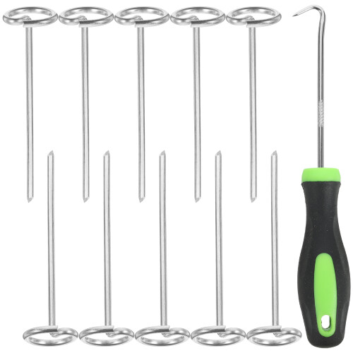 1 Set Gartenpflock Landschaftsgewebe Heringe Hochbelastbare Erdstifte 1