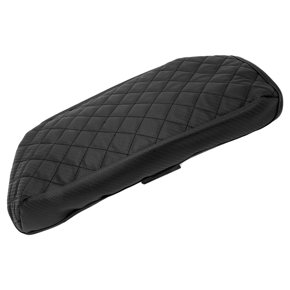 Leather Center Console Armrest Cover For Ford Mavericks 2022-2023 Carbon Fiber 7901353575371