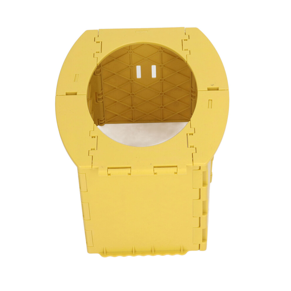 Baby Folding Toilet for Travel PP Material Easy Clean & Portable Yellow Model