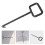 Crochet Robuste En Acier Pour Levage Couvercle De Regard Noir 4