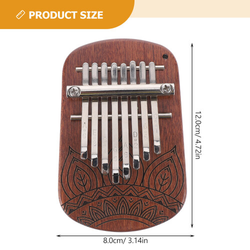 Durable Kalimba 8-Ton Mini Tragbar 2
