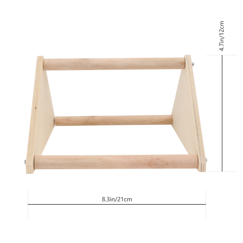1St Triangular Bird Stand Shelf Stevig Rek Papegaaien 1