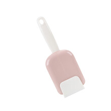 2 Sets Rice Spoon With Holder And Cover Kitchen Tool Pink