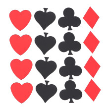 60G Poker Konfetti Kunststoff Für Festliche Bar