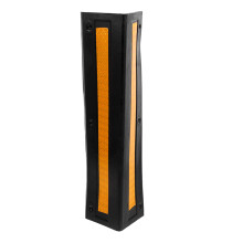 Rubber-Eckenschutz Mit Reflektierenden Streifen Für Parkplätze