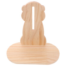 1St Hamster Laufrad Halterung Aus Holz Für Leises Drehen