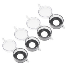 4 not-aus-taster schutzabdeckungen transparent für signaltaster