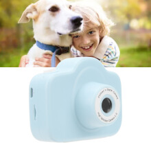 Kinderspielzeugkamera 2000W HD Digitale Spielzeugkamera 2,0-Zoll wiederaufladbar Blau Geschenk