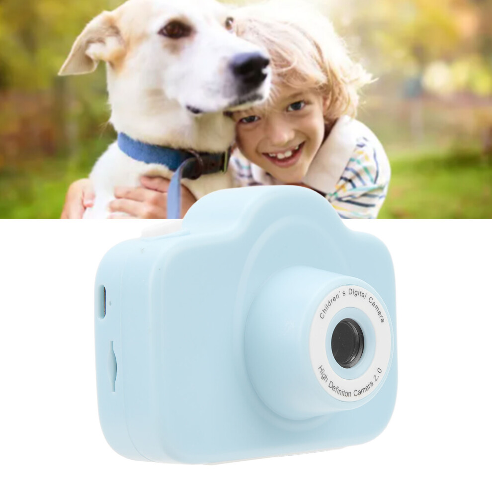 Kids Digital Camera 2000W Hd 2.0" Screen Rechargeable Toy Blue 6911353576491