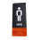 Toiletten Schild Acryl Badezimmer Einkaufszentrum Herrenmodell 5