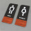 Toiletten Schild Acryl Badezimmer Einkaufszentrum Herrenmodell 6