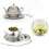 teeinfuser wiederverwendbar mit filter, deckel & haken 9
