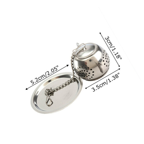 teeinfuser wiederverwendbar mit filter, deckel & haken 1