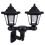 Solar Wandlampe Mit Köpfen Für Garten 9