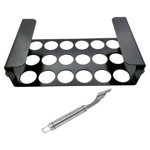 1 Set Grillrost Für Hähnchenschenkel Mit Pfefferentkerner 1