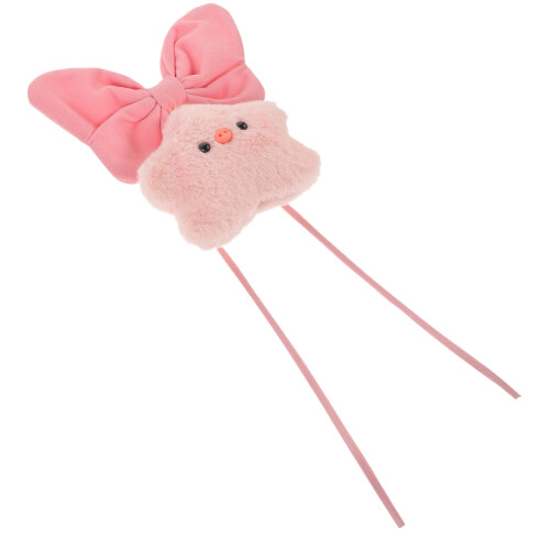 Accessoire Auto Peluche Rose Étoile Décoration Miroir Rétro