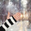 1 paar warmhaltende gestreifte -Strickhandschuhe, Halbfinger 11