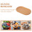 Haushalts Dessert Tablett Buchenholz Snack Multifunktions Lebensmittel 11