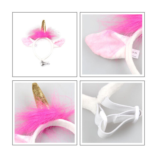 stirnband für und mit einhorn-design, größen 2