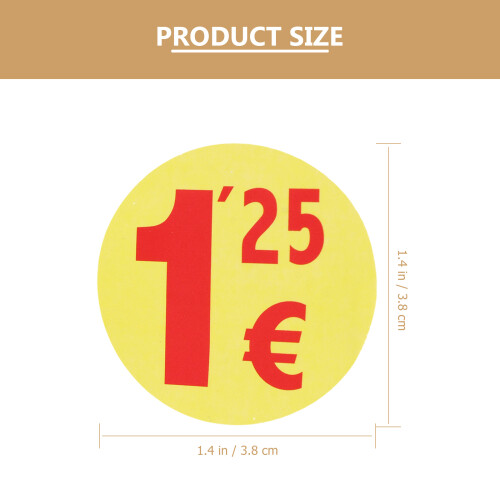 1500 1,25  preisschilder selbstklebend supermarkt 1