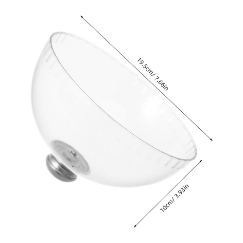 1 schalenabdeckung transparent kunststoff snacktabletten weiß 2